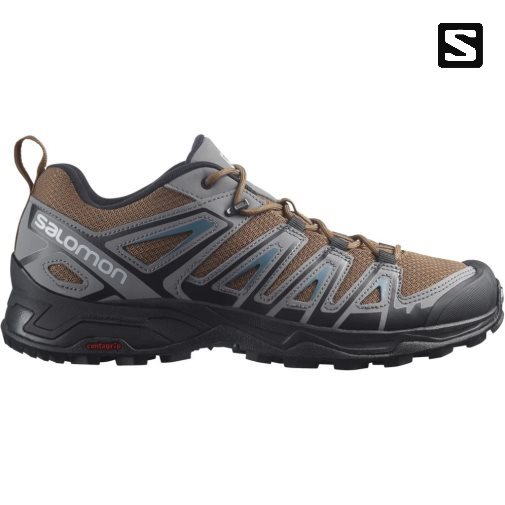 Tenis Senderismo Salomon X Ultra Pioneer Hombre Marrom Grises | MX VPQX432